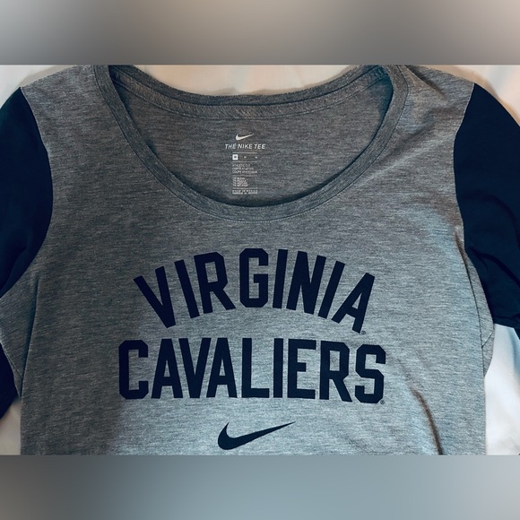 Nike UVA Long Sleeve Baseball Tee - Picture 5 of 6